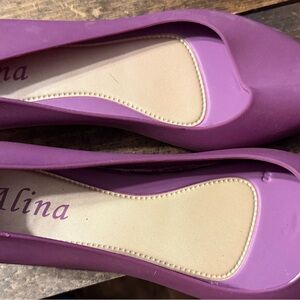 Lina Women's Chic Purple Flats